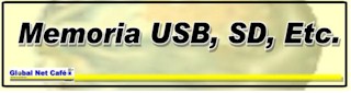 Memoria USB, MicroSD,SD