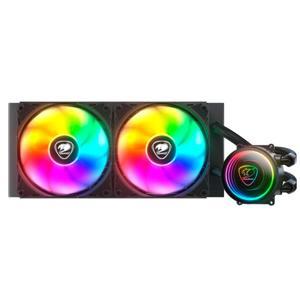 Z ENFRIADOR LIQUIDO 240MM COUGAR POSEIDON ELITE ARGB NEGRO 100% Nuevo