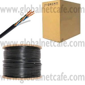 BOBINA CABLE DE RED CAT6E EXTERIOR (305 METROS) 100% Nuevo