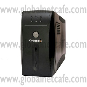 750VA CON 450WATTS DE CAPACIDAD UPS Y REGULADOR  ORBITEC TC-7508 (8TOMAS) 4 CON UPS 100% Nuevo