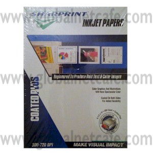 PAPEL ULTRA BLANCO CARTA COATED PLUS 200HOJAS 100% Nuevo