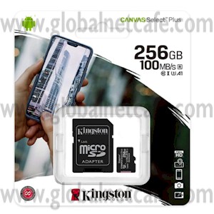 MEMORIA  MICROSD 256GB  KINGSTON CLASE 10 100% Nuevo