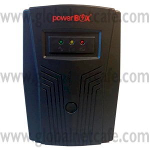 650VA, 390WATTS UPS Y REGULADOR  POWERBOX (6TOMAS) 100% Nuevo