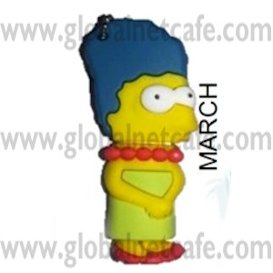 MEMORIA  USB      16GB  MARCH DE LOS SIMPSON 100% Nuevo