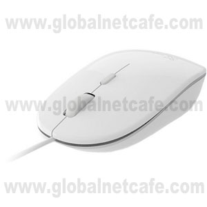 MOUSE ALAMBRICO USB KLIPX KMO-201WH BLANCO 100% Nuevo