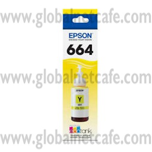 TINTA  T664420 ORIGINAL AMARILLA L200, L210, L350, 355, 375, 1300 (70ML) 100% Nuevo