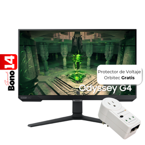 MONITOR 25" SAMSUNG GAMING ODYSSEY G4 1920X1080 240HZ HDMI DP 100% Nuevo